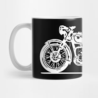 R68 Bike White Sketch Art Mug